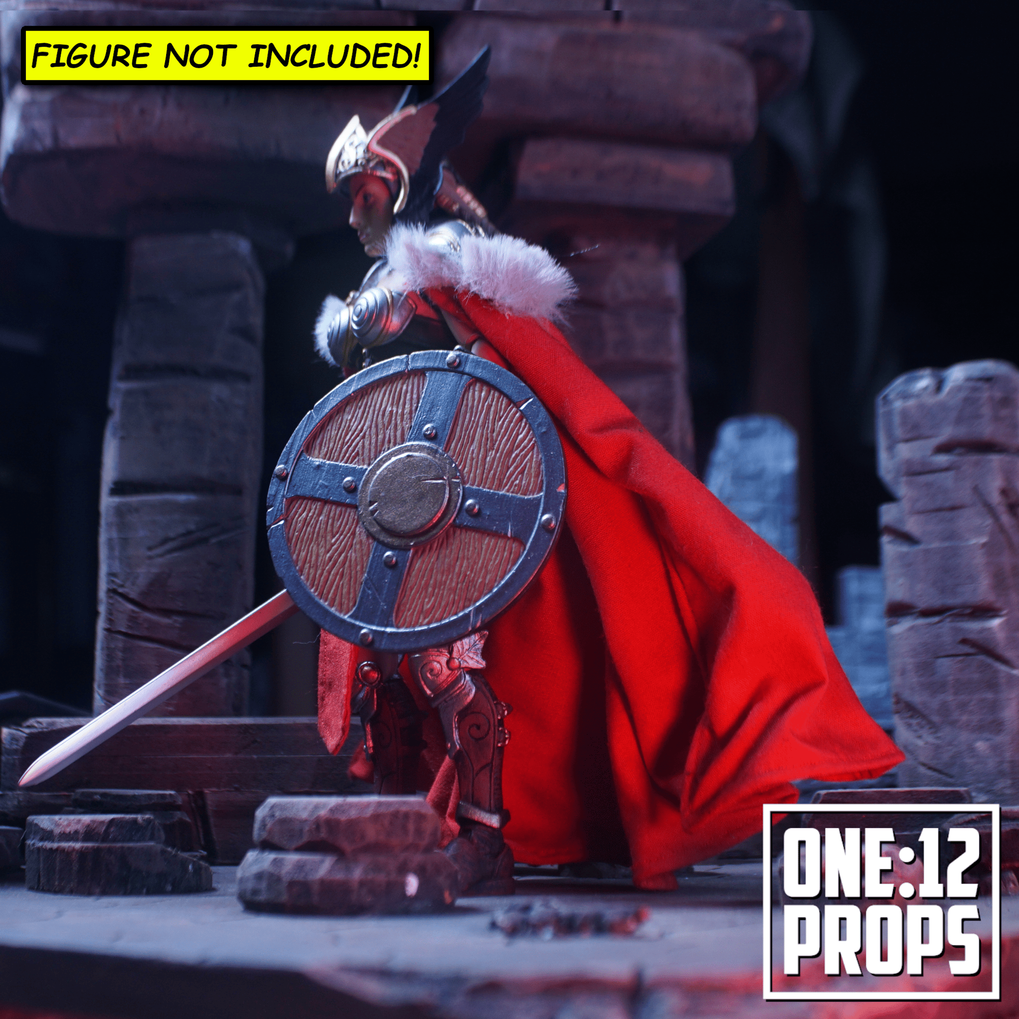 Custom Wired Cape and Wired Loincloth for Mythic Legions Freyja v1